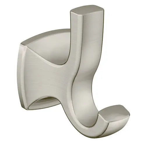 Moen Voss Brushed Nickel Double Robe Hook  YB5103BN - Plumbing Market