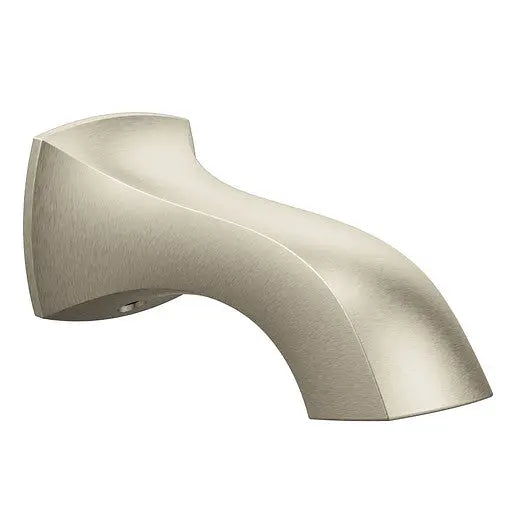 Moen Voss Brushed Nickel Non-Diverter Spout  191956BN - Plumbing Market