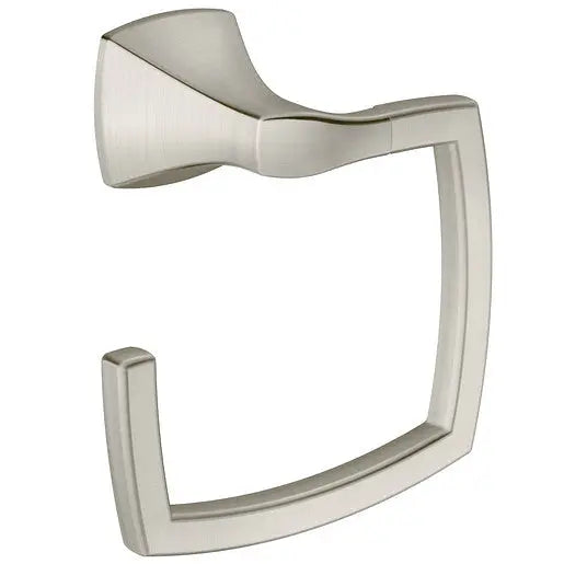 Moen Voss Brushed Nickel Towel Ring  YB5186BN - Plumbing Market