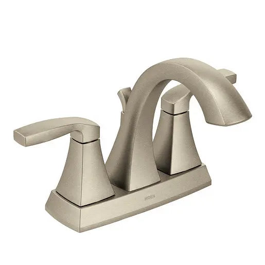 Moen Voss Brushed Nickel Two-Handle High Arc Bathroom Faucet  6901BN - Plumbing Market