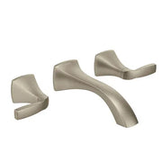 Moen Voss Brushed Nickel Two-Handle Wall Mount Bathroom Faucet  T6906BN - Plumbing Market