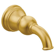 Moen Weymouth Brushed Gold Non-Diverter Spout  S12105BG - Plumbing Market