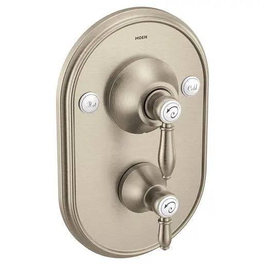 Moen Weymouth Brushed Nickel Posi-Temp® With Diverter Tub/Shower Valve Only  TS32100BN - Plumbing Market