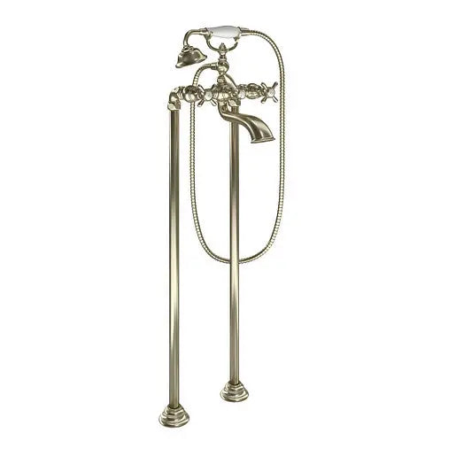 Moen Weymouth Brushed Nickel Two-Handle Tub Filler Including Handheld Shower  S22105BN - Plumbing Market