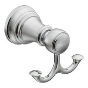 Moen Weymouth Chrome Double Robe Hook  YB8403CH - Plumbing Market