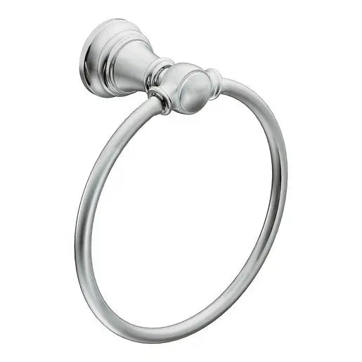 Moen Weymouth Chrome Towel Ring  YB8486CH - Plumbing Market