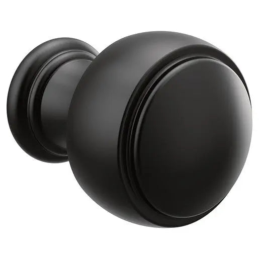 Moen Weymouth Matte Black Drawer Knob  YB8405BL - Plumbing Market