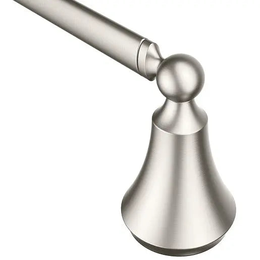 Moen Wynford Brushed Nickel 24" Towel Bar  YB5224BN - Plumbing Market