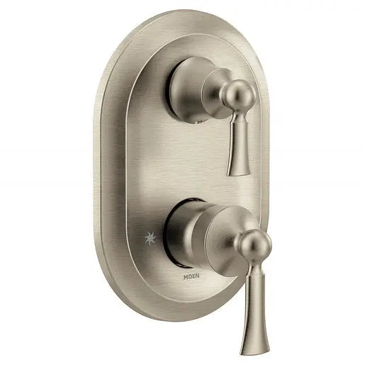 Moen Wynford Brushed Nickel M-CORE 3-Series With Integrated Transfer Valve Trim  UT5500BN - Plumbing Market
