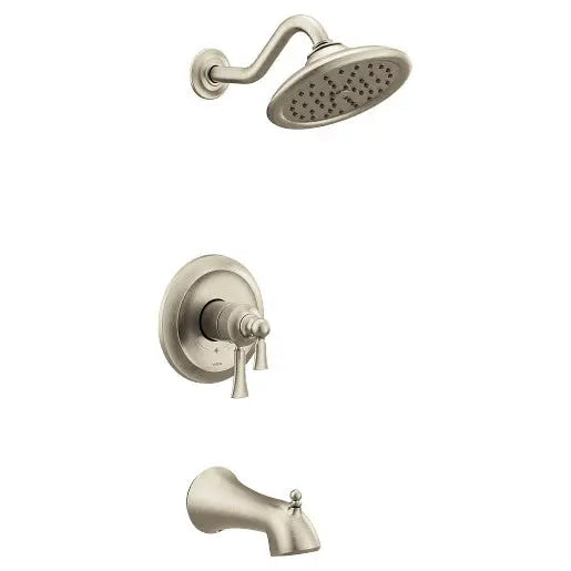 Moen Wynford Brushed Nickel M-CORE 4-Series Tub/Shower  UT45503EPBN - Plumbing Market