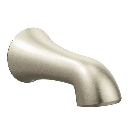 Moen Wynford Brushed Nickel Non-Diverter Spout  195386BN - Plumbing Market