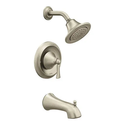 Moen Wynford Brushed Nickel Posi-Temp® Eco-Performance Tub/Shower  T4503EPBN - Plumbing Market