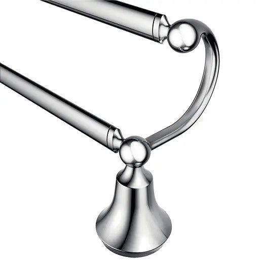 Moen Wynford Chrome 24" Double Towel Bar  YB5222CH - Plumbing Market