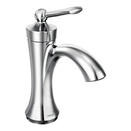 Moen Wynford Chrome One-Handle High Arc Bathroom Faucet  4500 - Plumbing Market