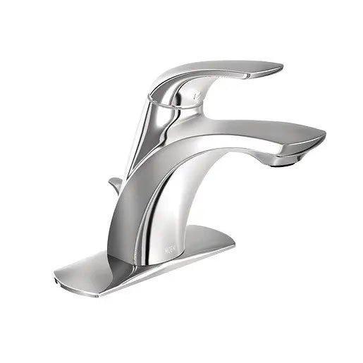 Moen Zarina Chrome One-Handle High Arc Bathroom Faucet  WSL84533 - Plumbing Market