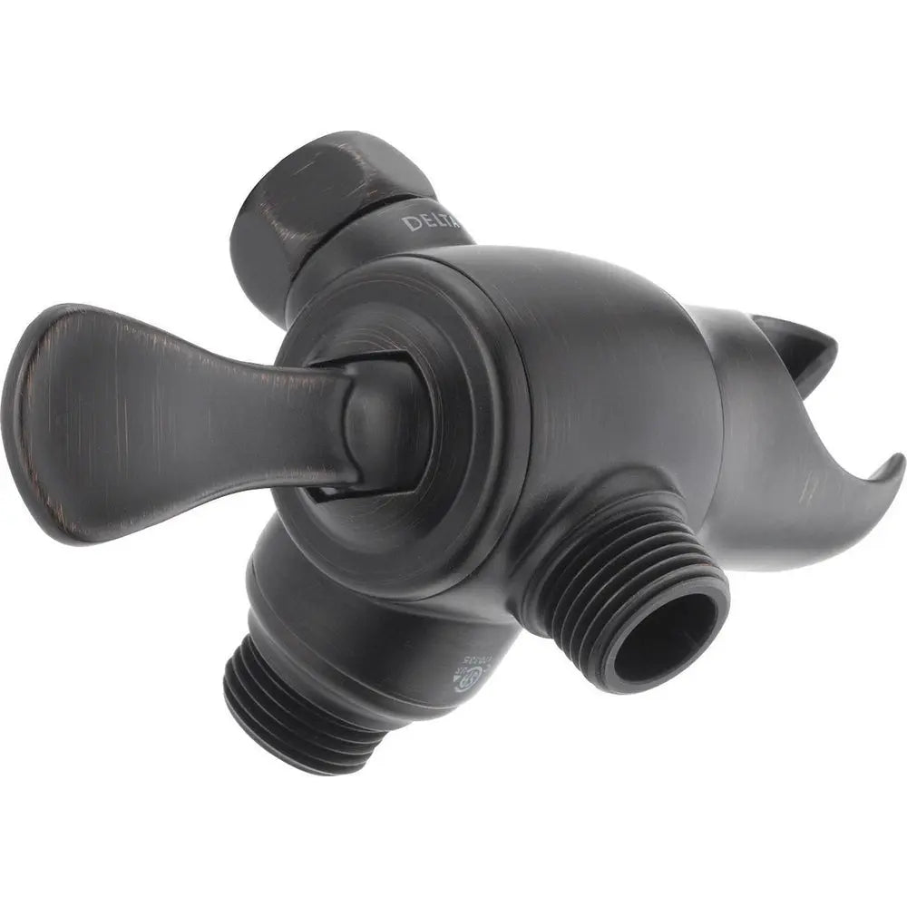 Delta All-Brass 3-Way Shr Arm Diverter/Mount With Lever Control U4920-RB-PK - Plumbing Market