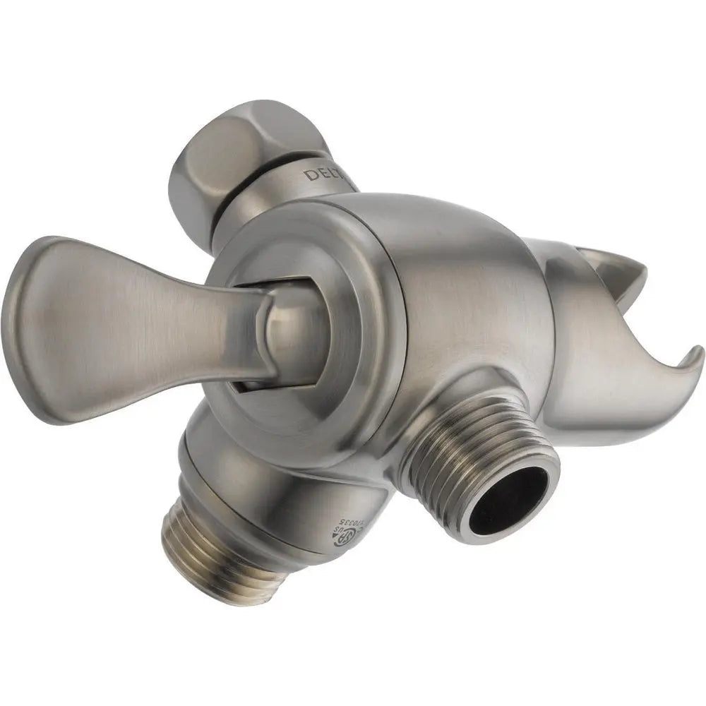 Delta All-Brass 3-Way Shr Arm Diverter/Mount With Lever Control U4920-SS-PK - Plumbing Market