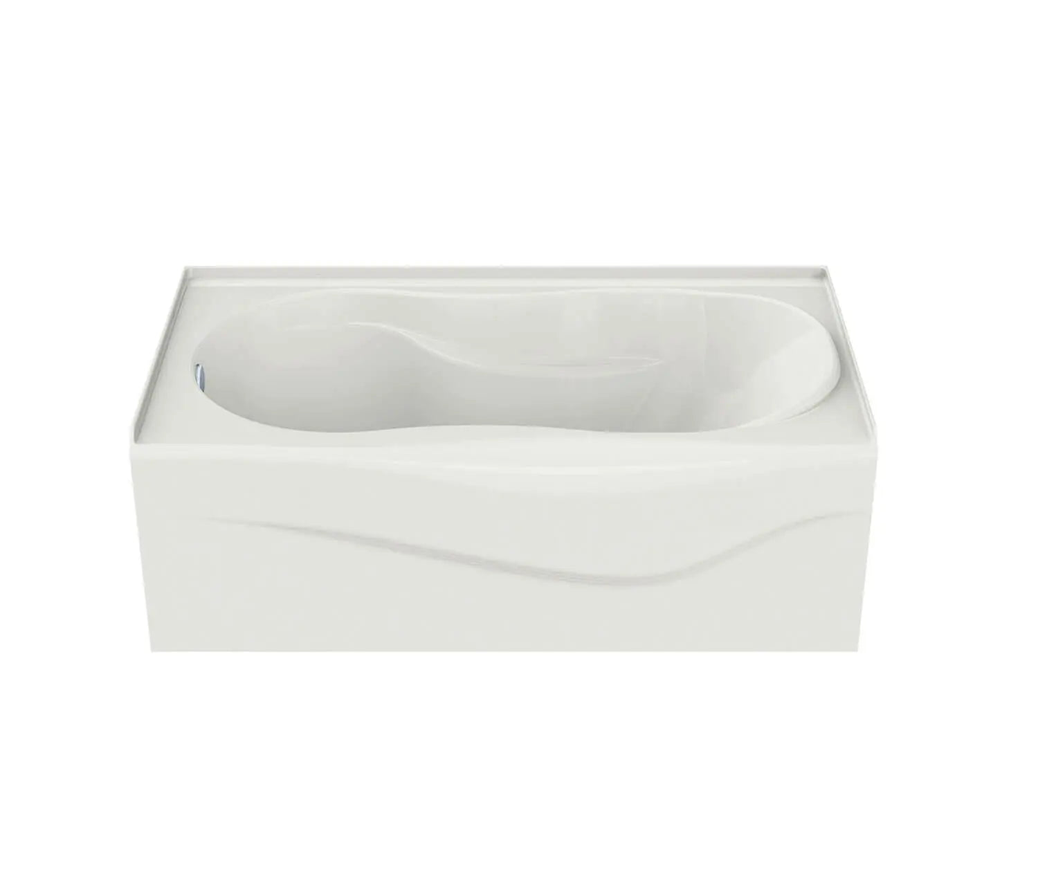 Murmur 6032 A Acrylic Alcove Left-Hand Drain Bathtub in White - Plumbing Market
