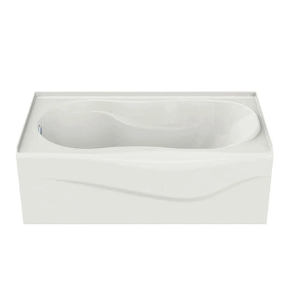 Murmur 6032 A Acrylic Alcove Left-Hand Drain Bathtub in White - Plumbing Market