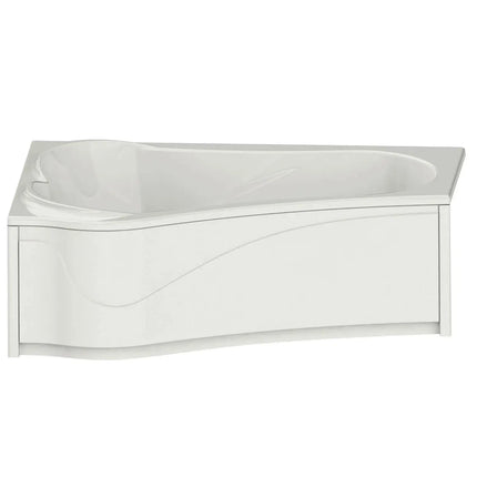 Murmur 6043 ASY Acrylic Drop-in Left-Hand Drain Bathtub in White - Plumbing Market
