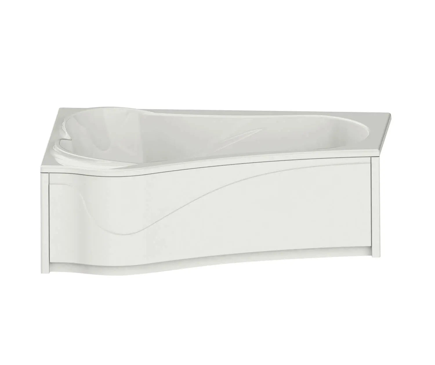 Murmur 6043 ASY Acrylic Drop-in Left-Hand Drain Bathtub in White - Plumbing Market