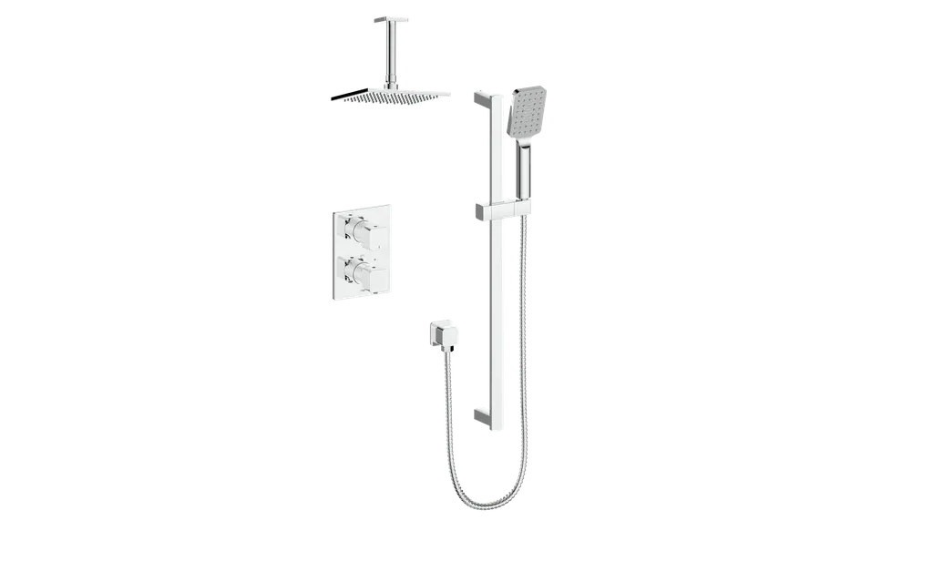 NIVEAU 2-WAY TH SHOWER KIT WITH 6" CEILING ARM N/A - Plumbing Market