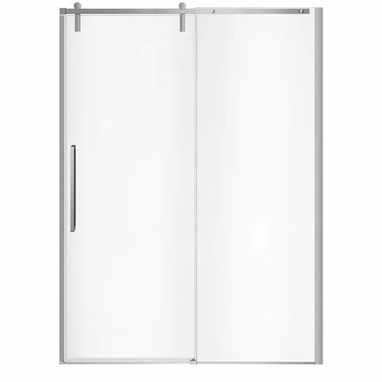 Nebula 56 ½-58 ½ x 78 ¾ in. 8mm Sliding Shower Door for Alcove Installation with Clear glass in Chrome - Plumbing Market