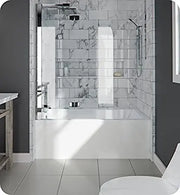 Neptune Albana 32x66 AFR White LH - ALBA3266BJG-L-W - Plumbing Market