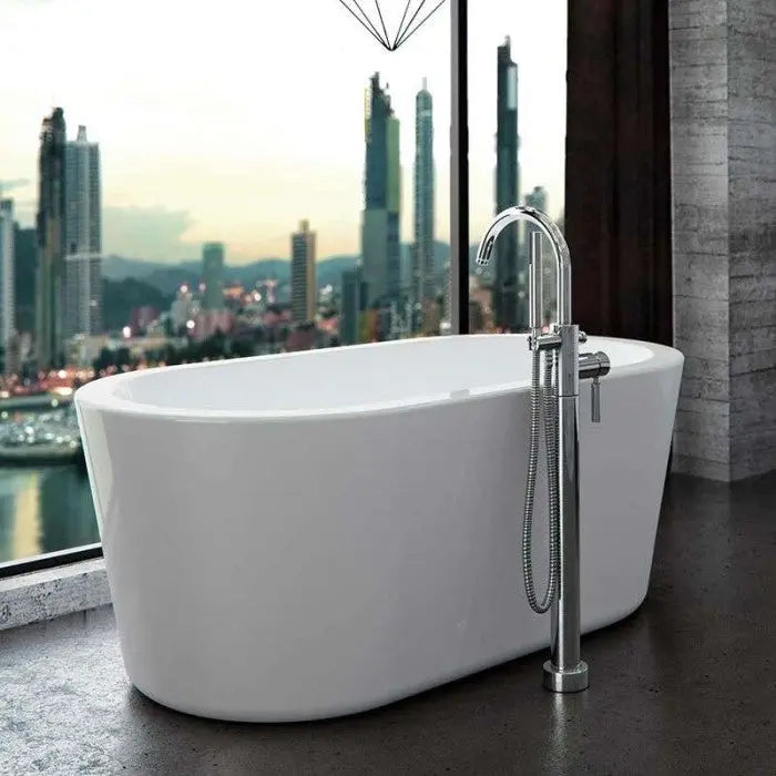 Neptune Amaze 32x66 freestanding oval tub - AZ3266F1O - Plumbing Market