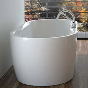 Neptune Berlin F1 3266 AFR Acrylic Freestanding Center Drain Bathtub in White - Plumbing Market