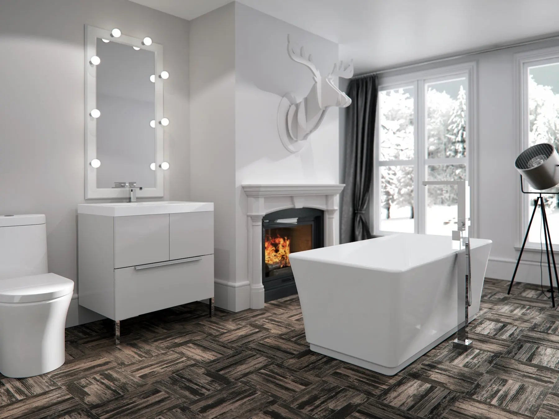 Neptune London 30x60 freestanding tub - LON3060F1 - Plumbing Market
