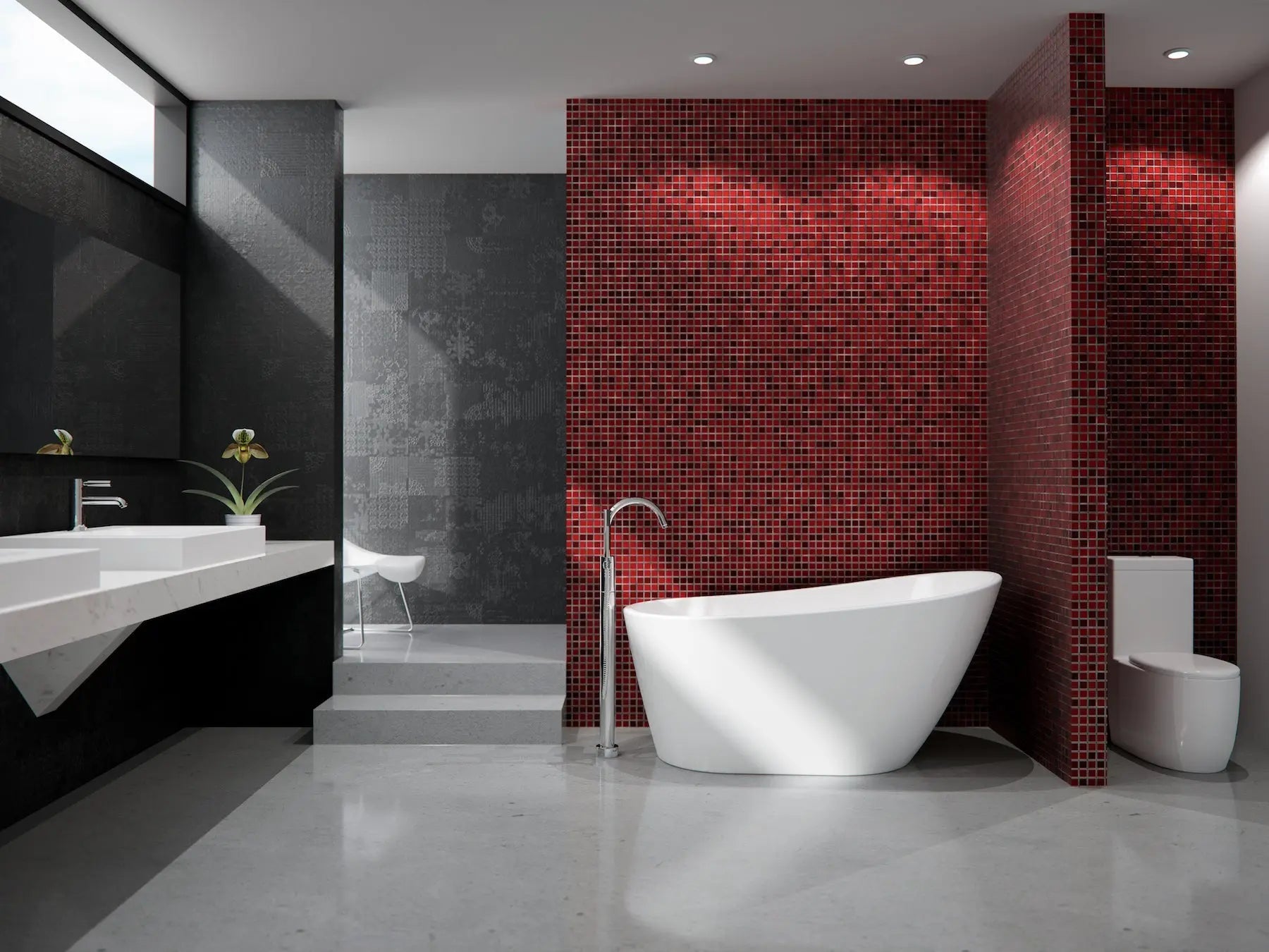 Neptune Malaga F1 3266 AFR Acrylic Freestanding End Drain Bathtub in White - Plumbing Market