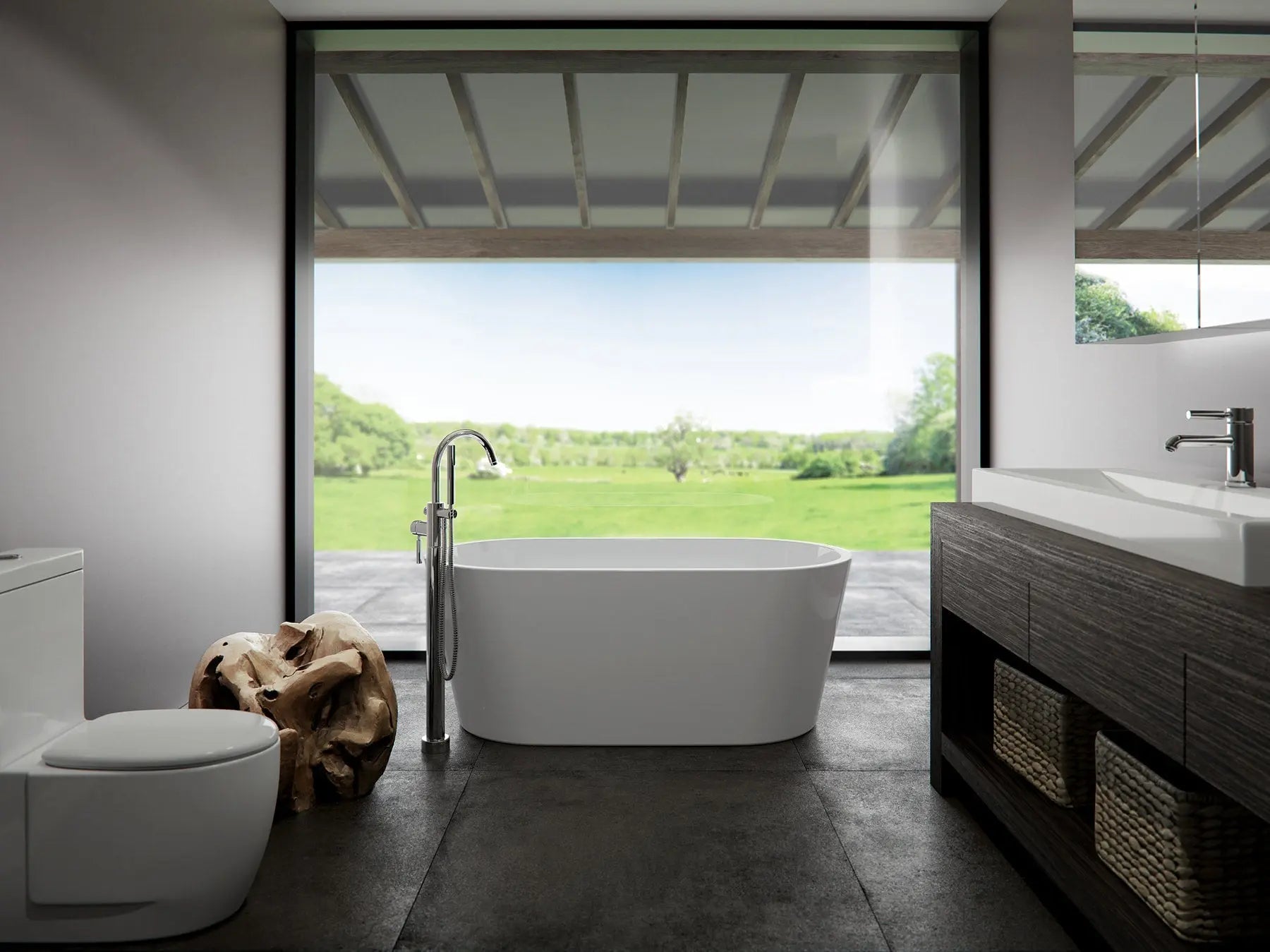 Neptune Monaco 30x60 freestanding tub - MON3060F1 - Plumbing Market