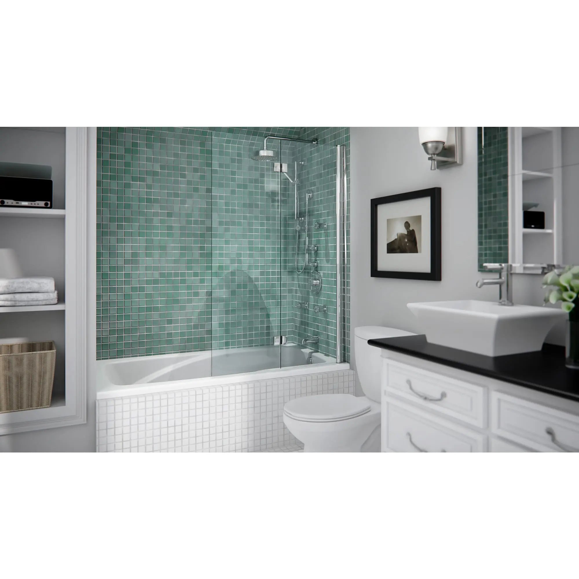 Neptune Velona 7236 IF Acrylic Alcove Right Drain Bathtub in White - Plumbing Market