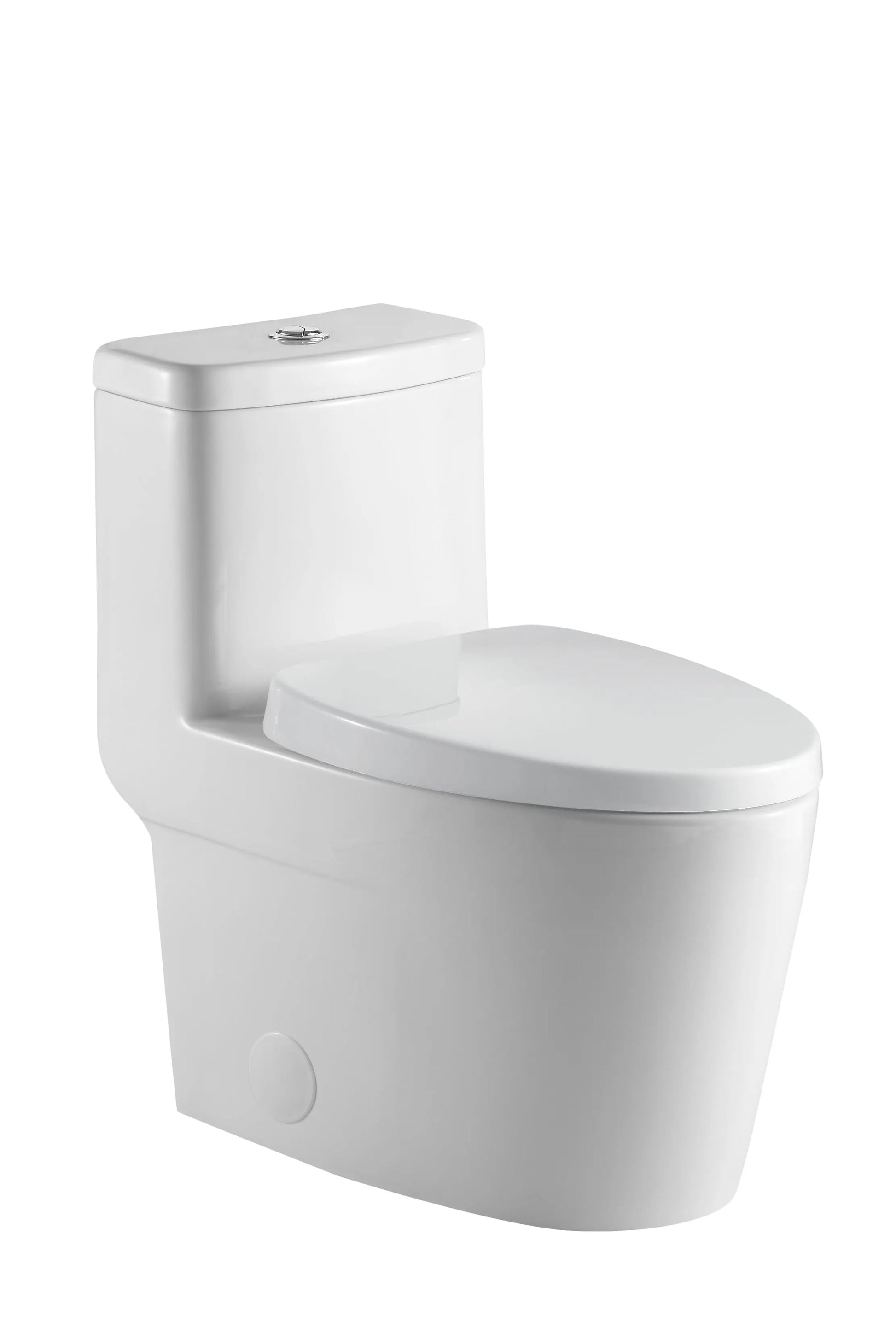 Neptune Zen One Piece Dual Flush Elongated ADA Height Toilet White - Plumbing Market