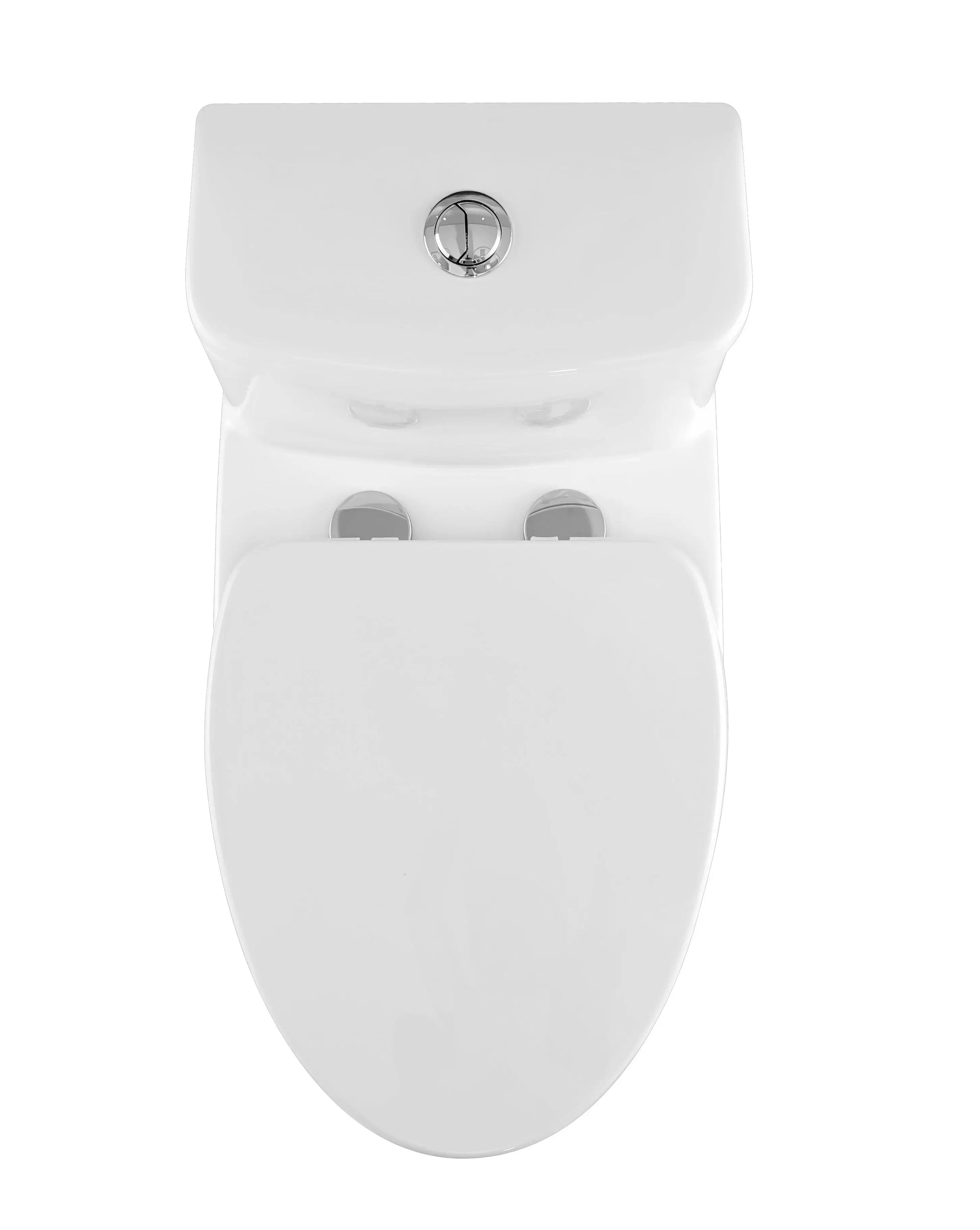 Neptune Zen One Piece Dual Flush Elongated ADA Height Toilet White - Plumbing Market