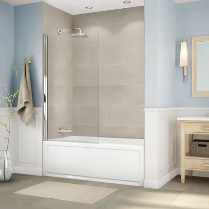 New Town 6030 IFS Acrylic Alcove Left-Hand Drain Bathtub in White - Plumbing Market