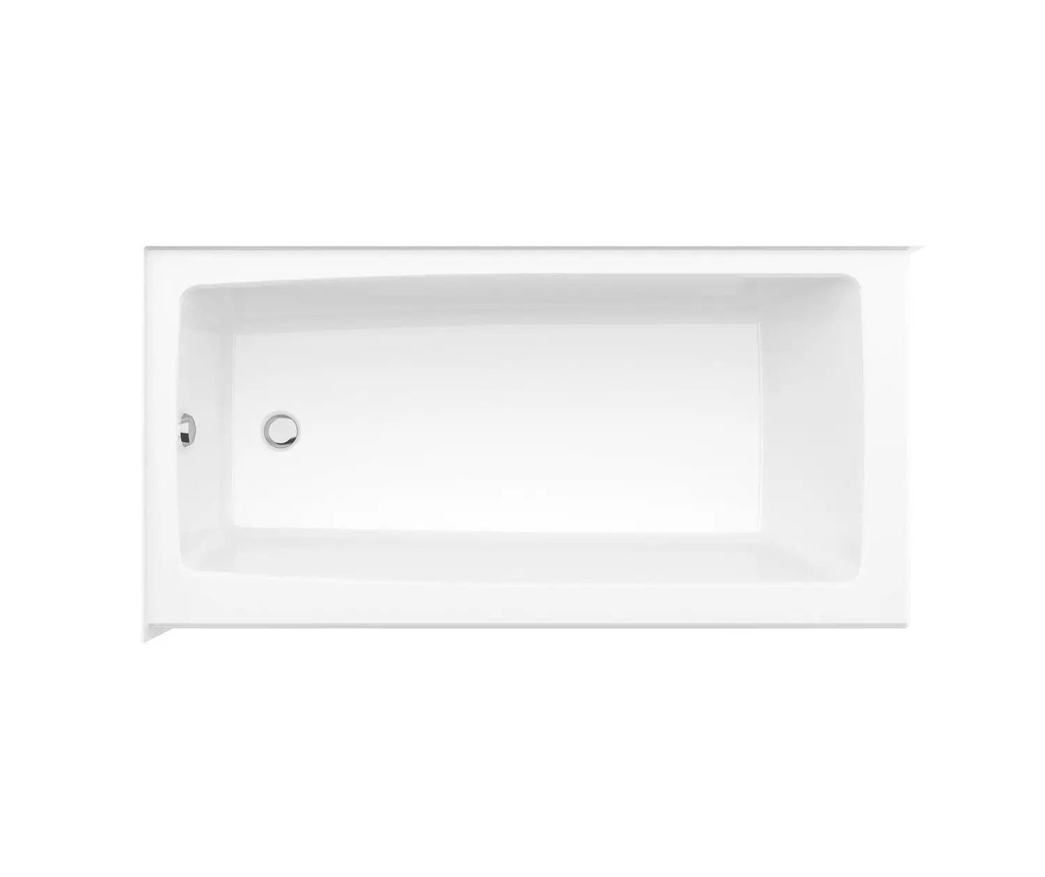Nomad Corner 6030 AFR AcrylX Corner Left-Hand Drain Bathtub in White - Plumbing Market