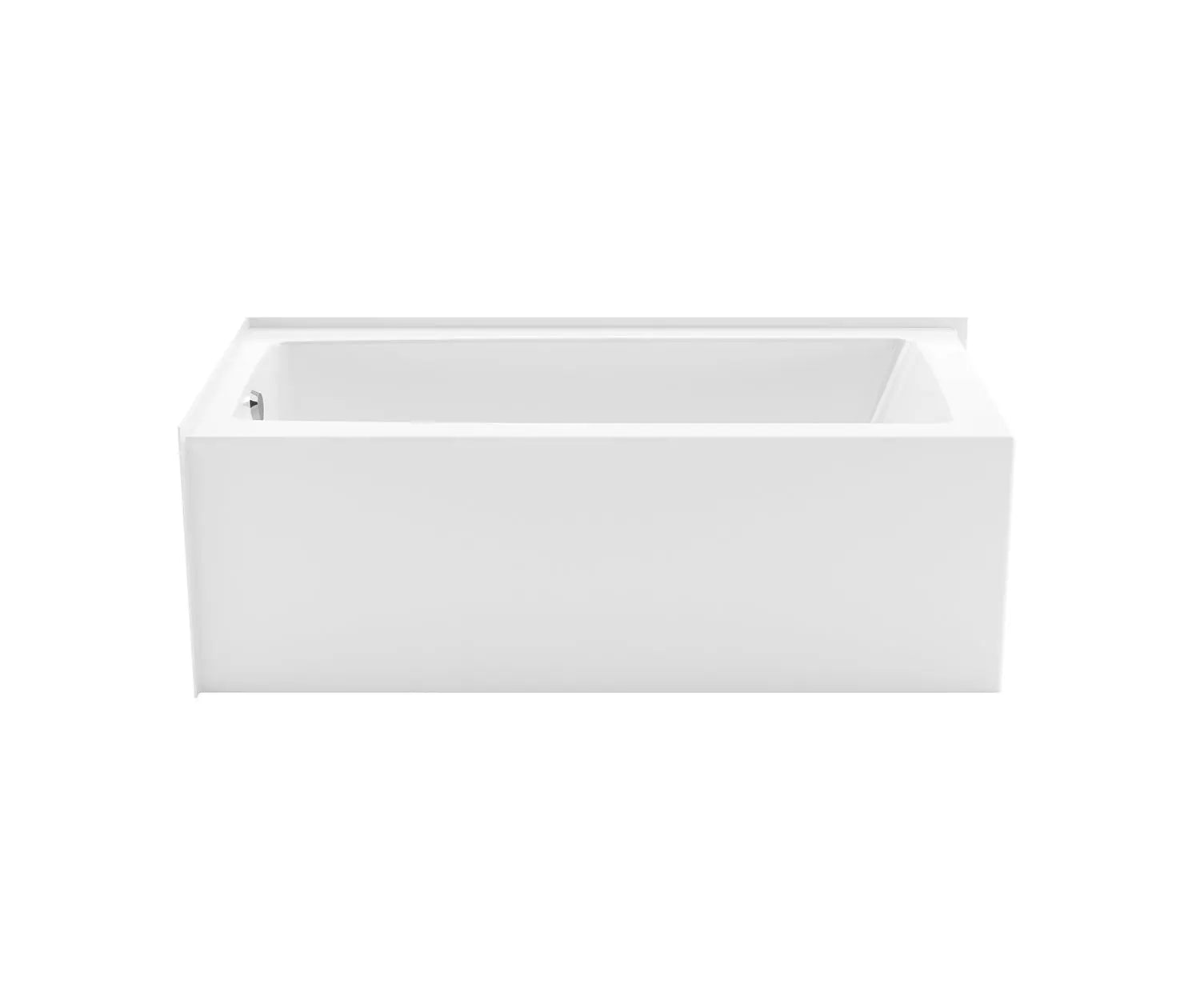 Nomad Corner 6030 AFR AcrylX Corner Left-Hand Drain Bathtub in White - Plumbing Market