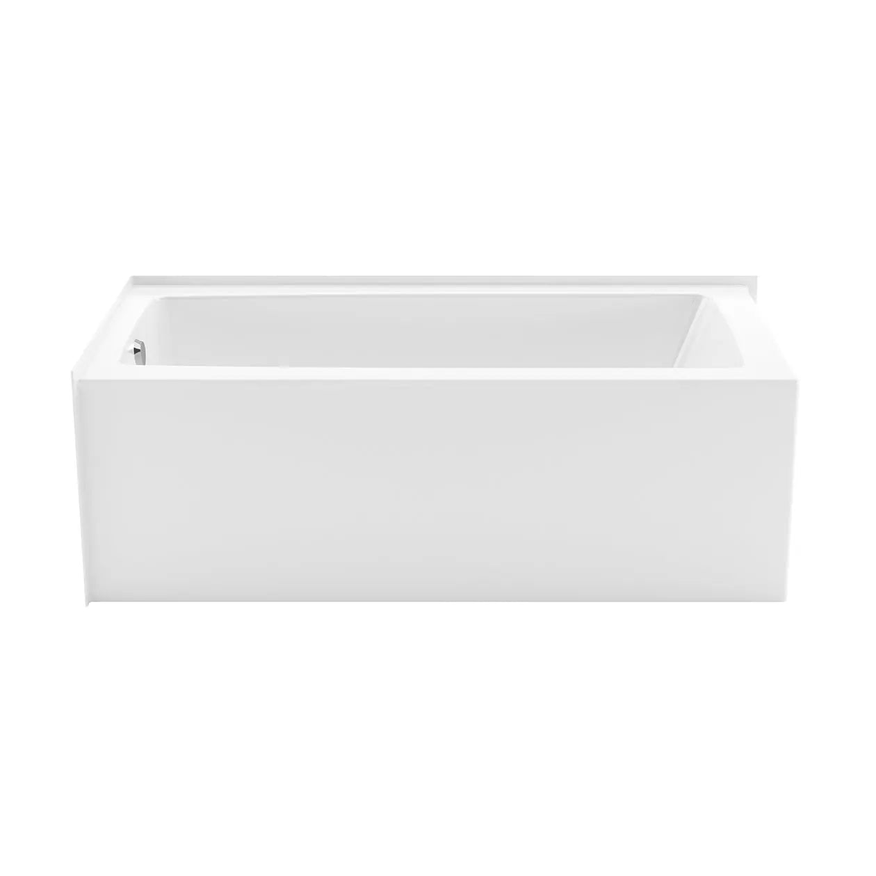 Nomad Corner 6030 AFR AcrylX Corner Left-Hand Drain Bathtub in White - Plumbing Market