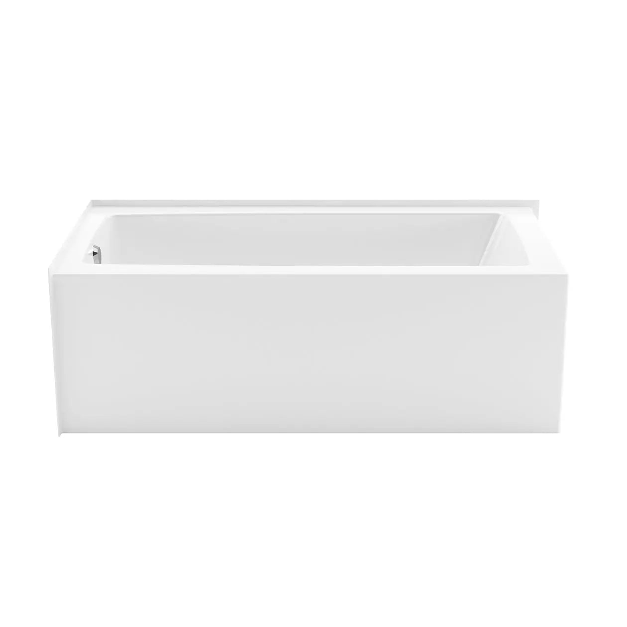 Nomad Corner 6030 AcrylX Corner Left-Hand Drain Bathtub in White - Plumbing Market