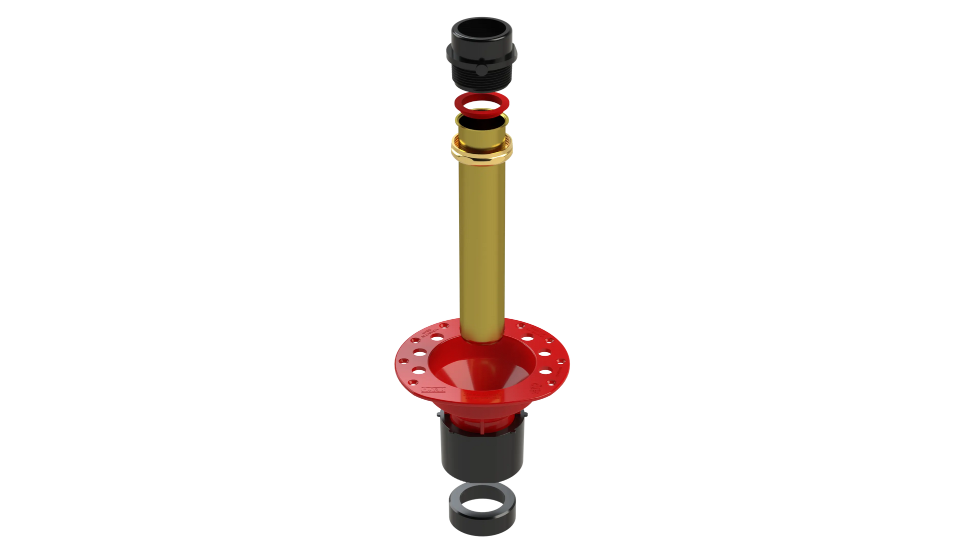 OSB 1 Piece ABS Island Tub Drain Testable Rough-in for Freestanding Tubs - Plumbing Market
