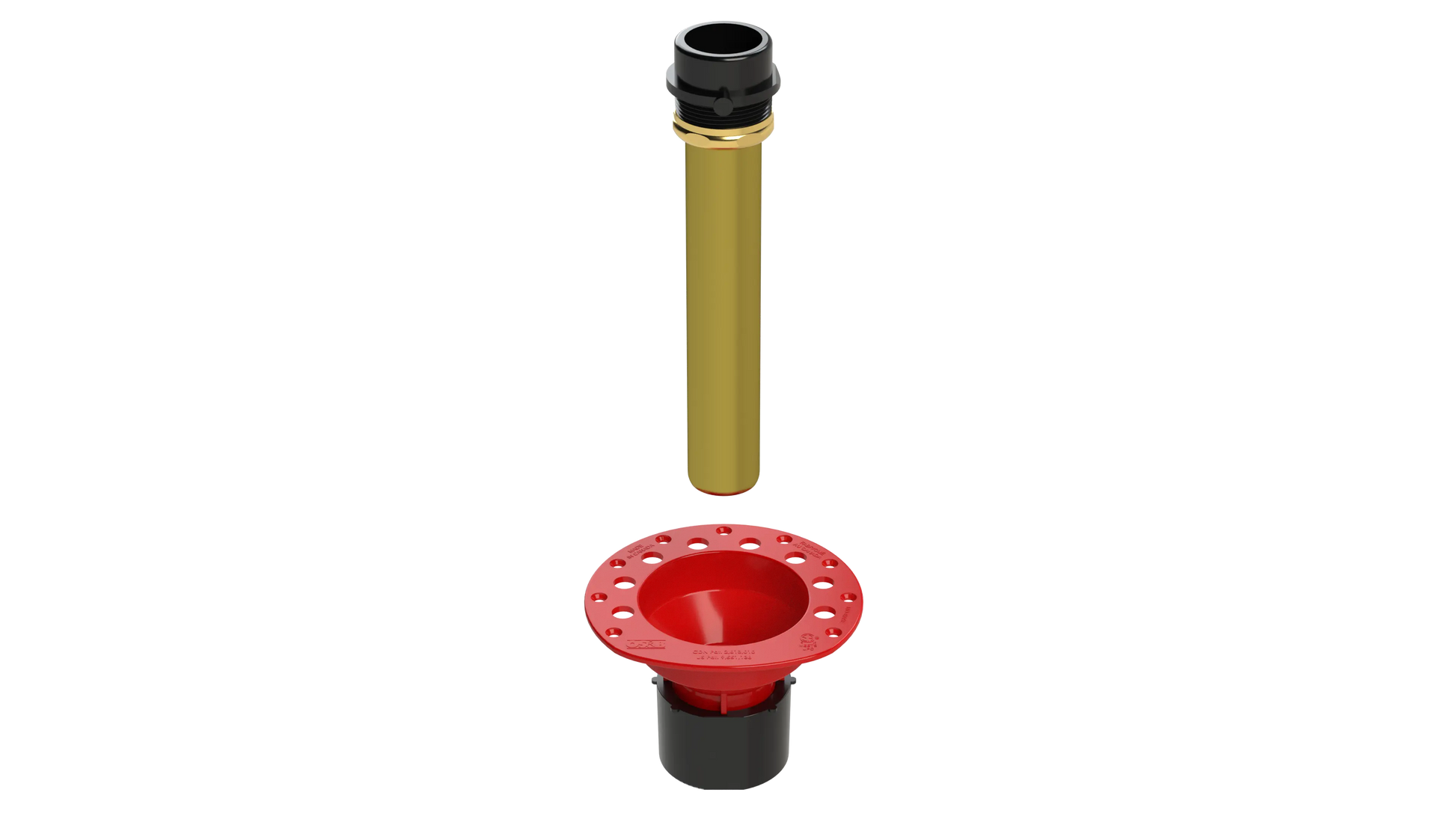 OSB 1 Piece ABS Island Tub Drain Testable Rough-in for Freestanding Tubs - Plumbing Market