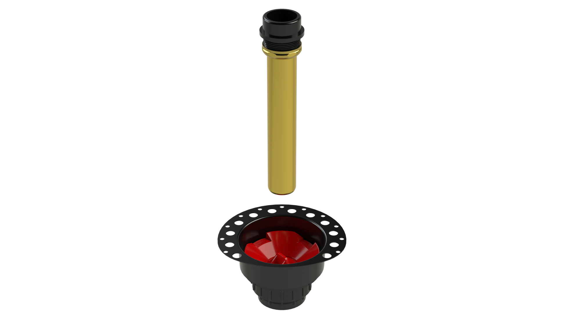 OS&B ABS Island Tub Drain Testable Rough-in for Freestanding Tubs ITD35 - Plumbing Market