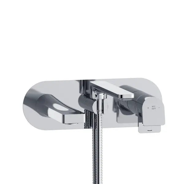 Ode™ Wall Mount Thermostatic/Pressure Balance Tub Filler Trim - Plumbing Market