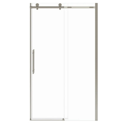 Odyssey SC 45-47 ½ x 78in. 8 mm Sliding Shower Door for Alcove Installation with Clear glass in Brushed Nickel - Plumbing Market