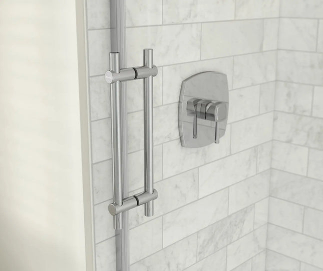 Odyssey SC 45-47 ½ x 78in. 8 mm Sliding Shower Door for Alcove Installation with Clear glass in Chrome - Plumbing Market