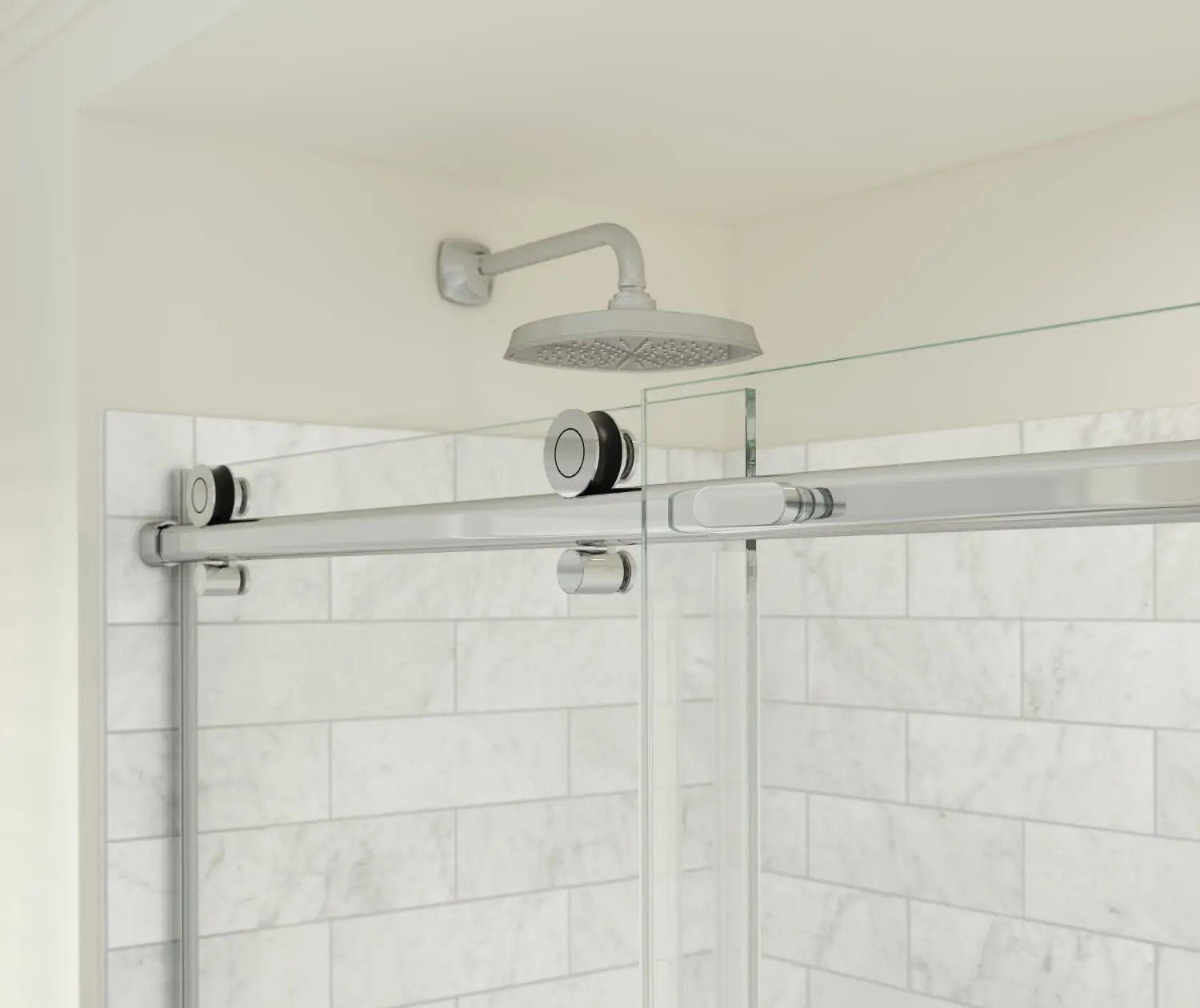 Odyssey SC 45-47 ½ x 78in. 8 mm Sliding Shower Door for Alcove Installation with Clear glass in Chrome - Plumbing Market