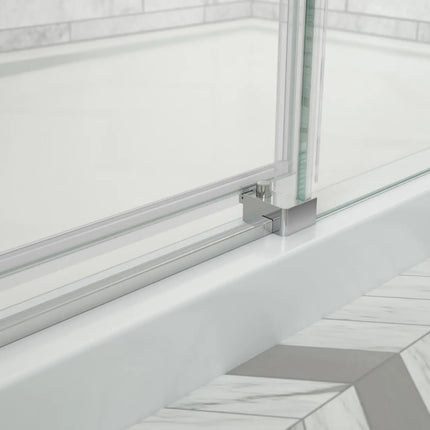 Odyssey SC 48" x 32" x 78" 8mm Sliding Shower Door for Corner Installation with Clear glass in Chrome - Plumbing Market
