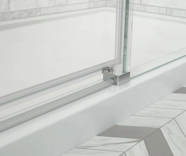 Odyssey SC 48" x 32" x 78" 8mm Sliding Shower Door for Corner Installation with Clear glass in Chrome - Plumbing Market